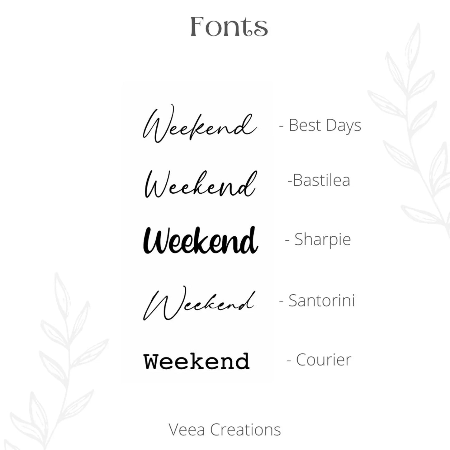 Foiled Custom Script Stickers