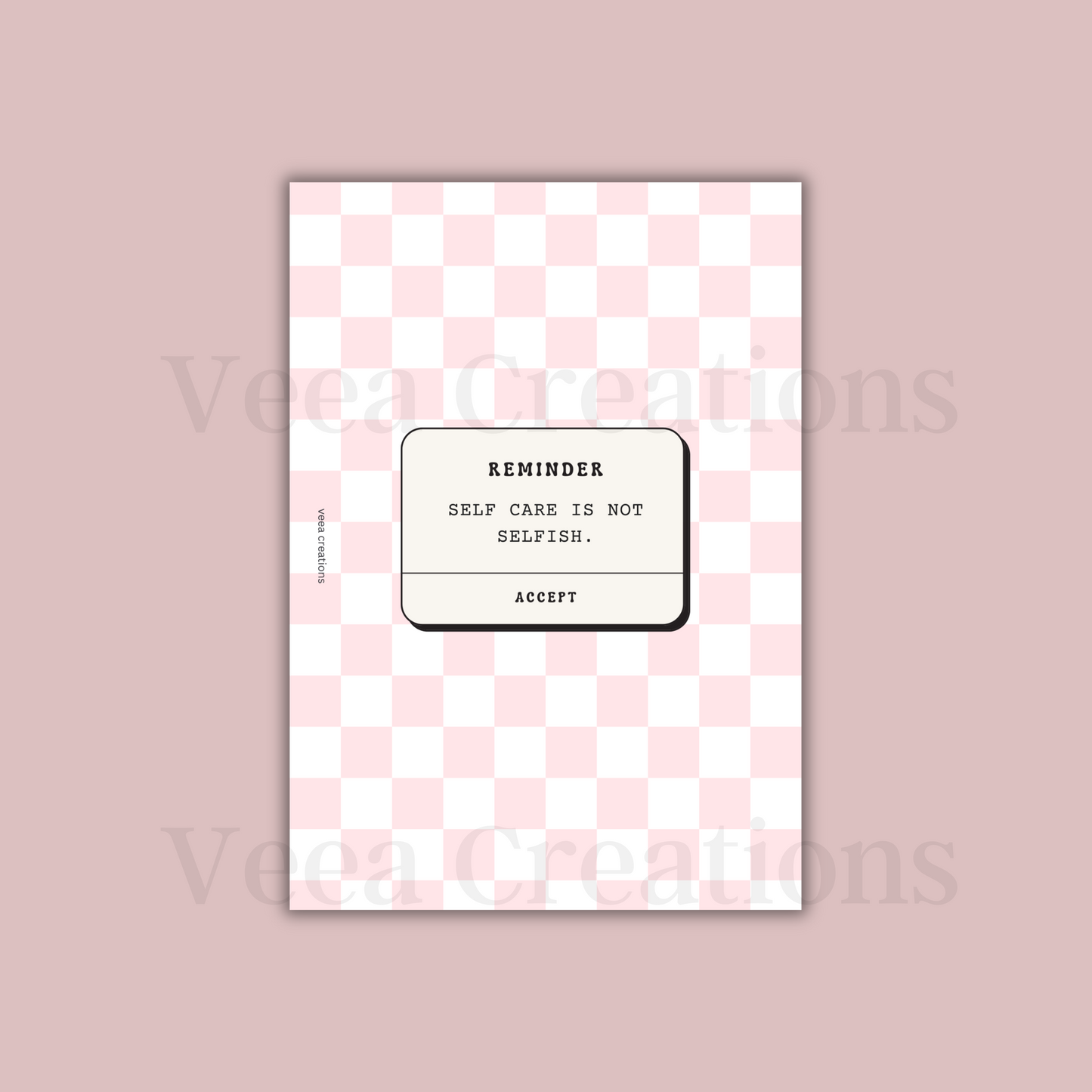 NEW! Reminder Dashboard - card stock (Unpunched)
