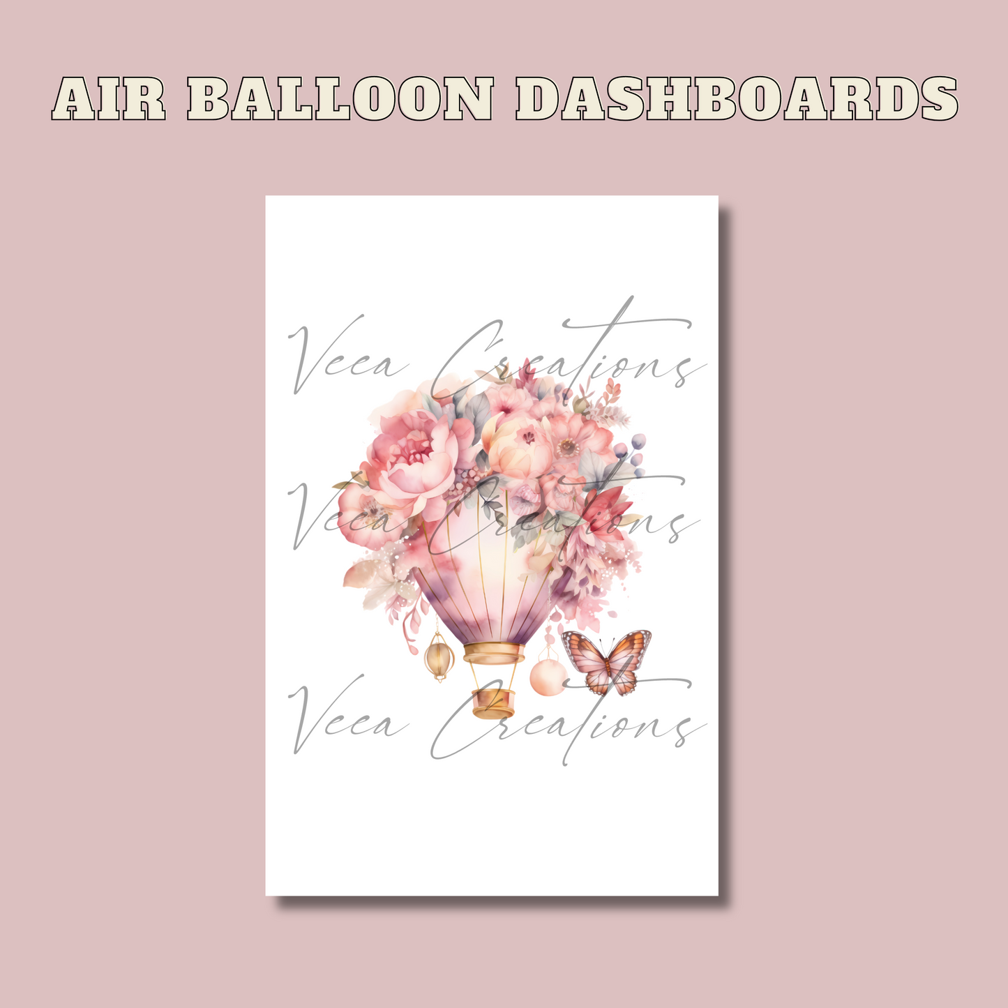 Air Balloon Dashboards - Linen Paper (Unpunched)