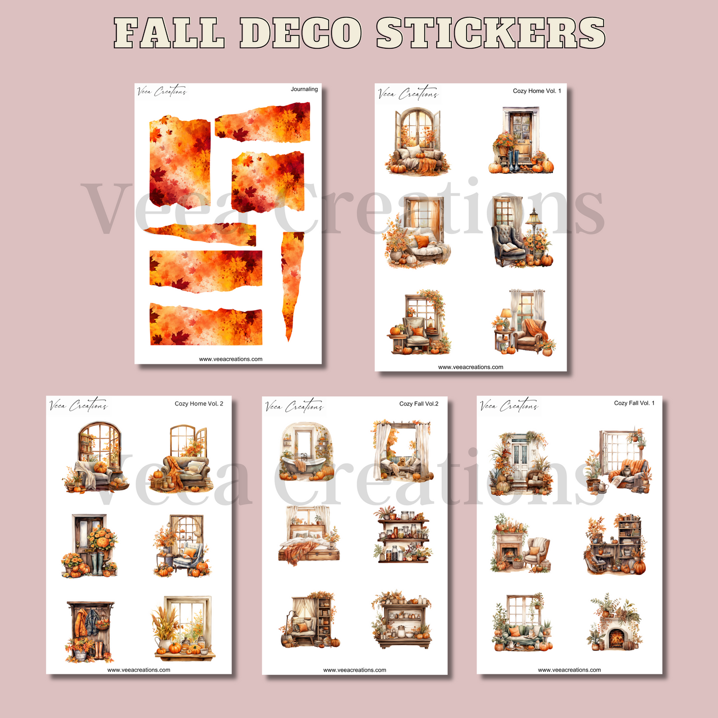 Fall Deco Stickers