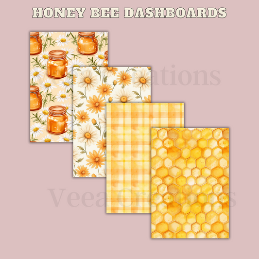 NEW! Honey Bee Dashboards (Unpunched)