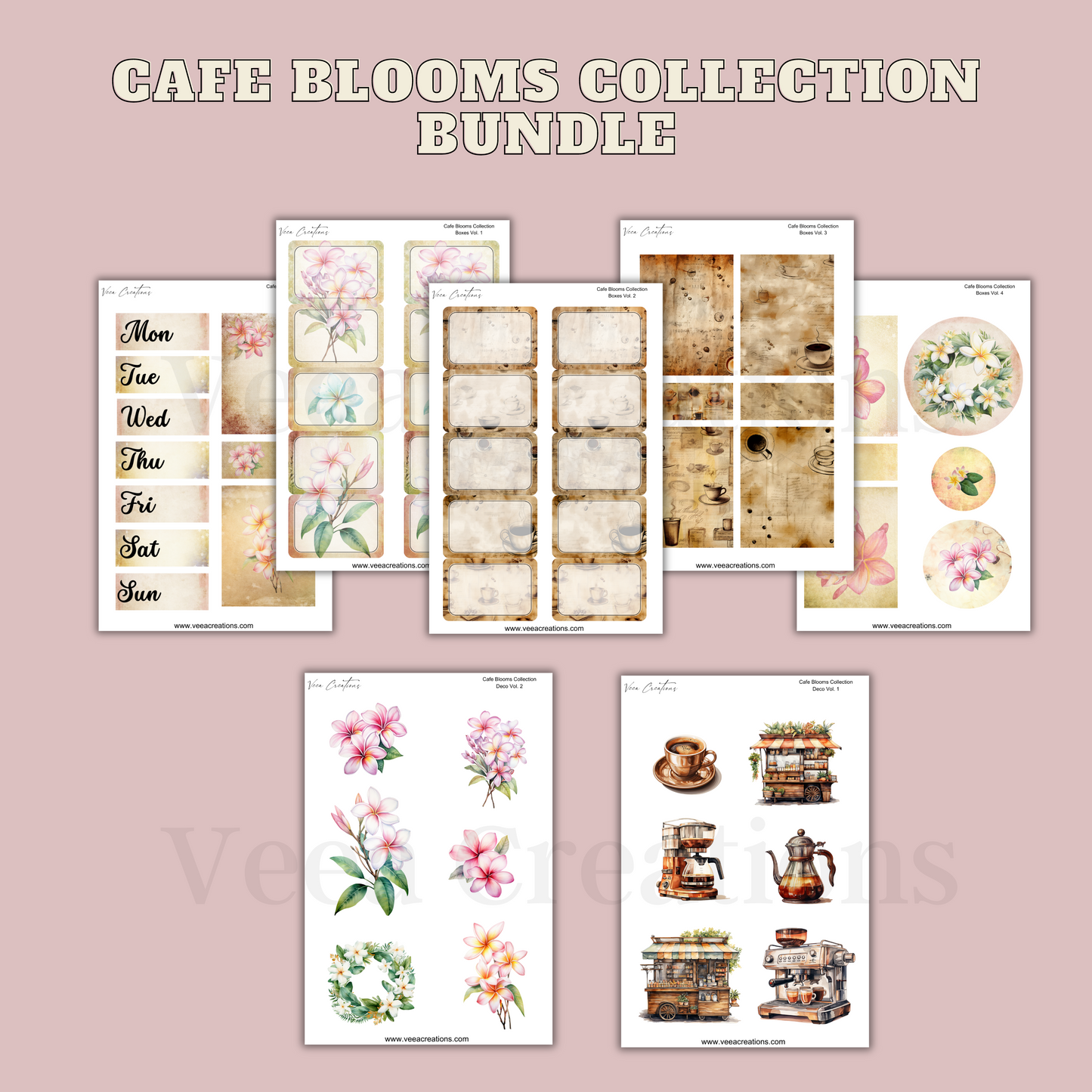 NEW! Cafe Blooms Collection - Bundle