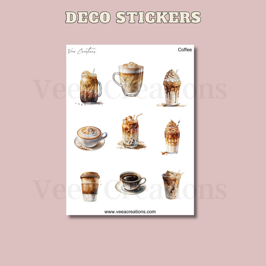 Coffee Deco Sticker