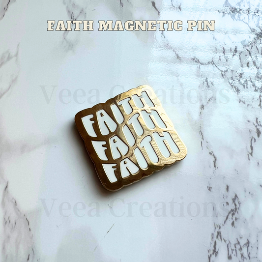 NEW! Faith Magnetic Pin