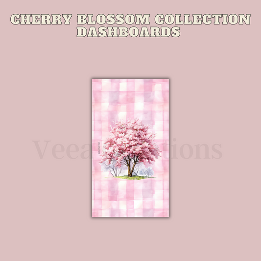 Cherry Blossom Dashboard (Unpunched)