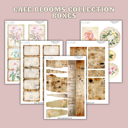 NEW! Cafe Blooms Boxes and Journaling