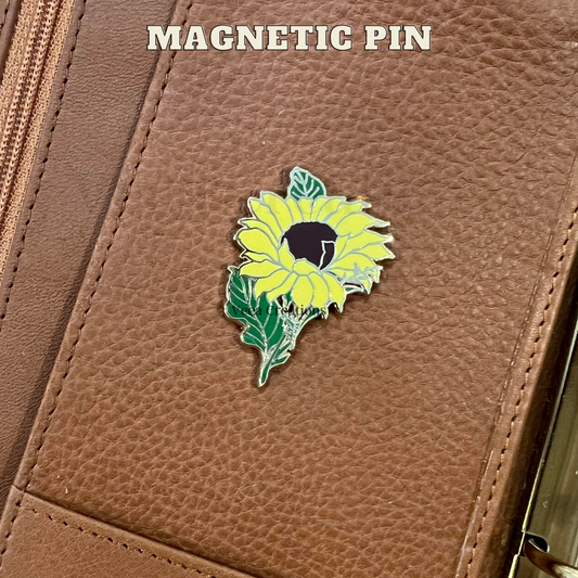 Sunflower Magnetic Pin