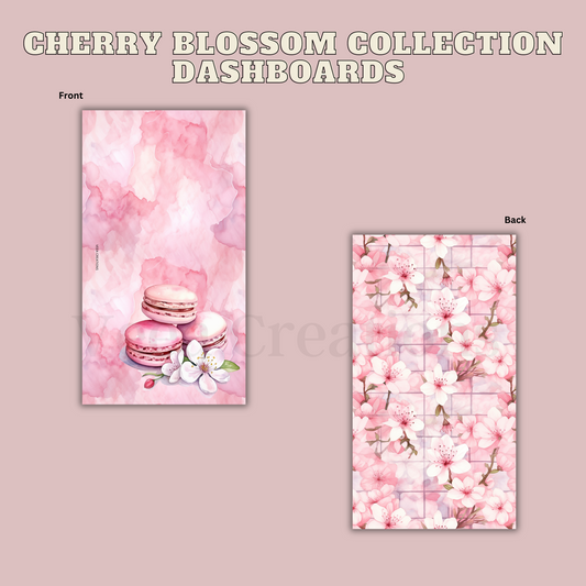 Cherry Blossom Dashboard - Double Sided (Unpunched)