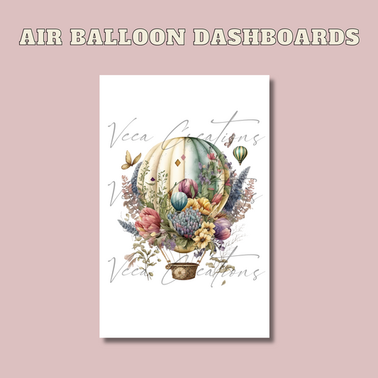 Air Balloon Dashboards - Linen Paper (Unpunched)