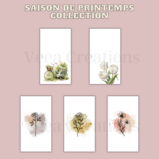 NEW! Saison de Printemps Dashboards (Unpunched)