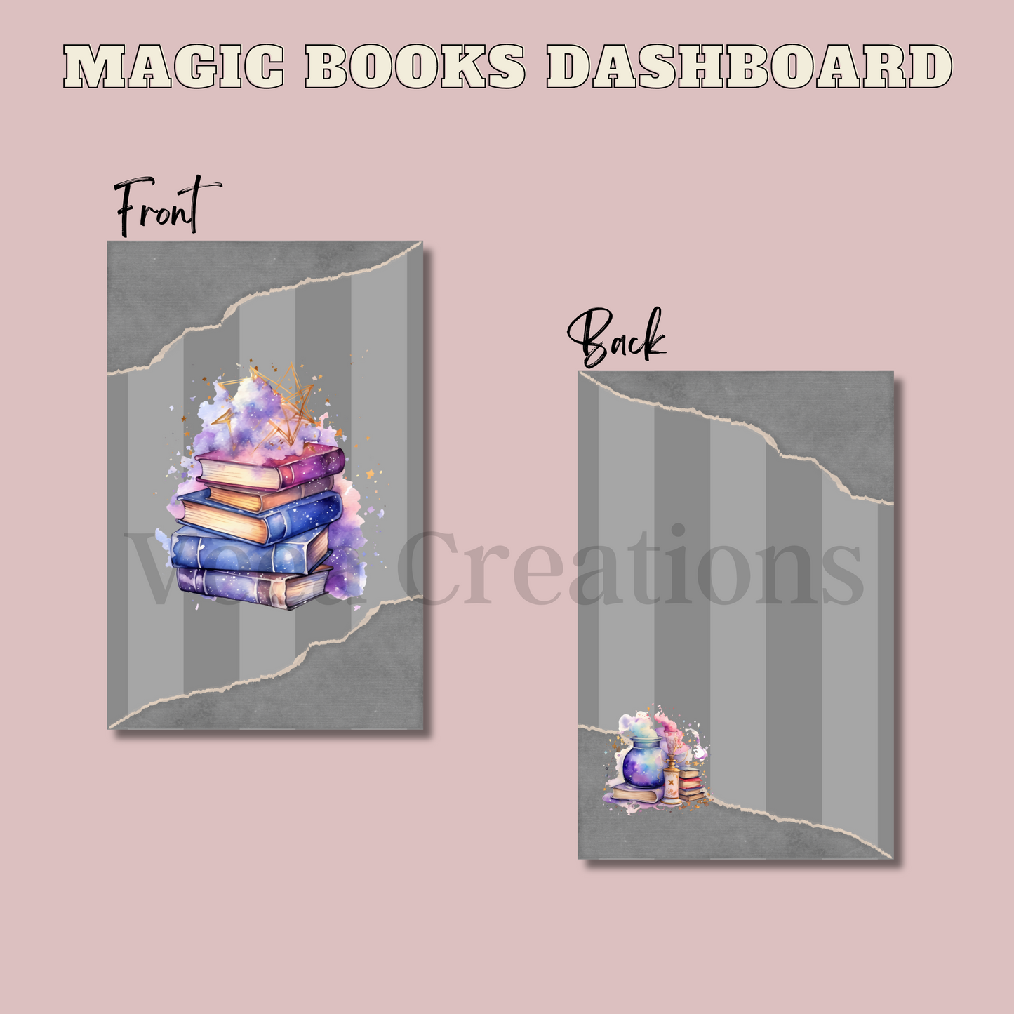 Magic Books Dashboards - Linen Paper (Unpunched)