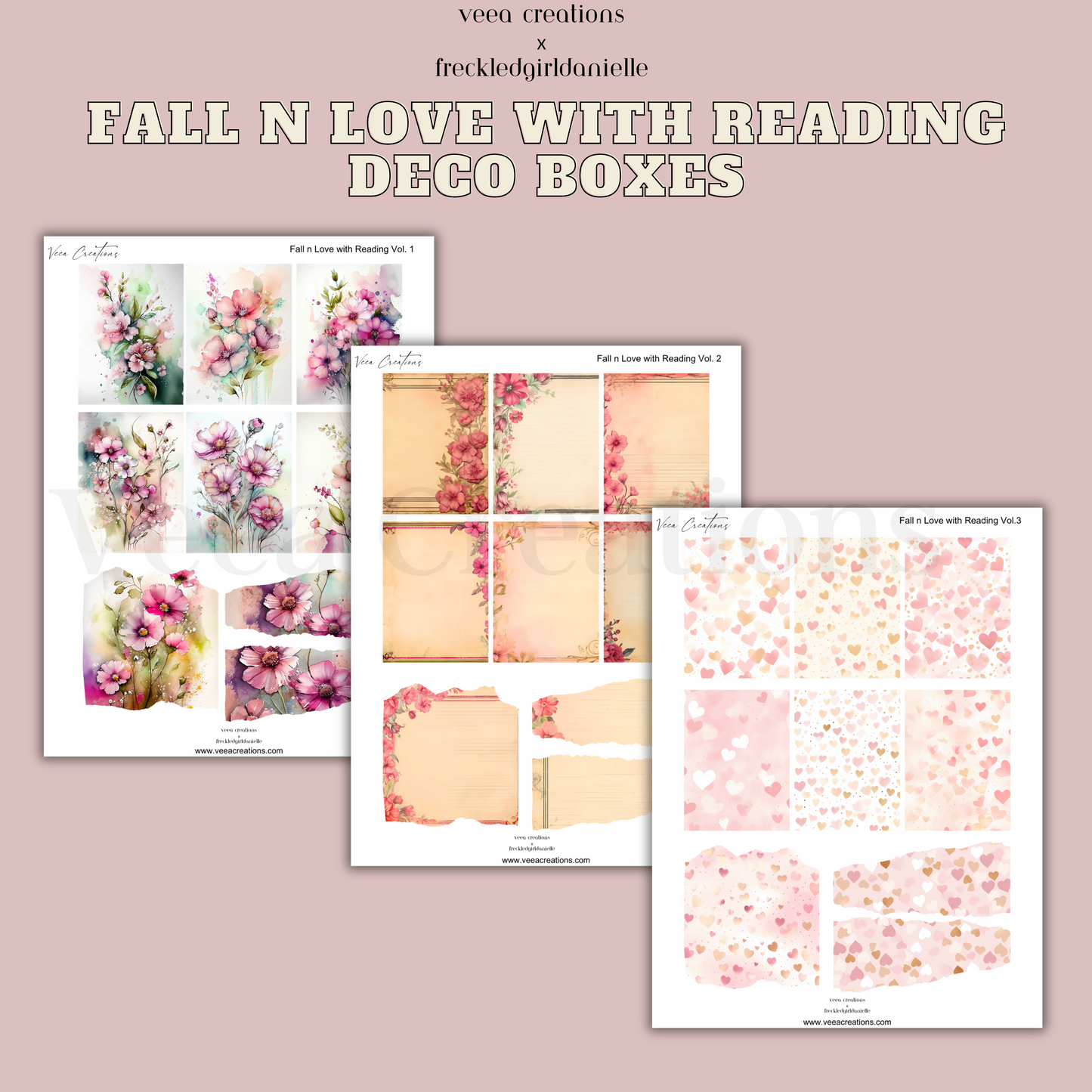 Fall n Love with Reading Deco Boxes