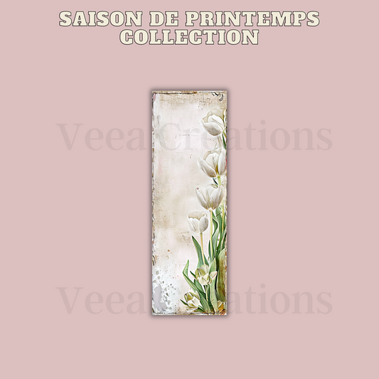 New! Saison de Printemps Collection - Bookmark (Round Corners)