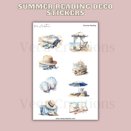 NEW! Summer Reading Deco Stickers