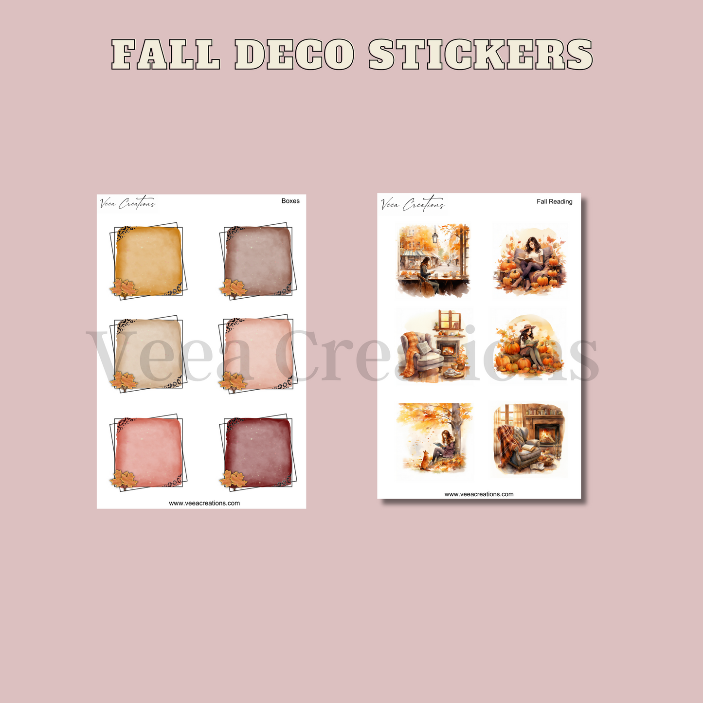 Fall Deco Stickers