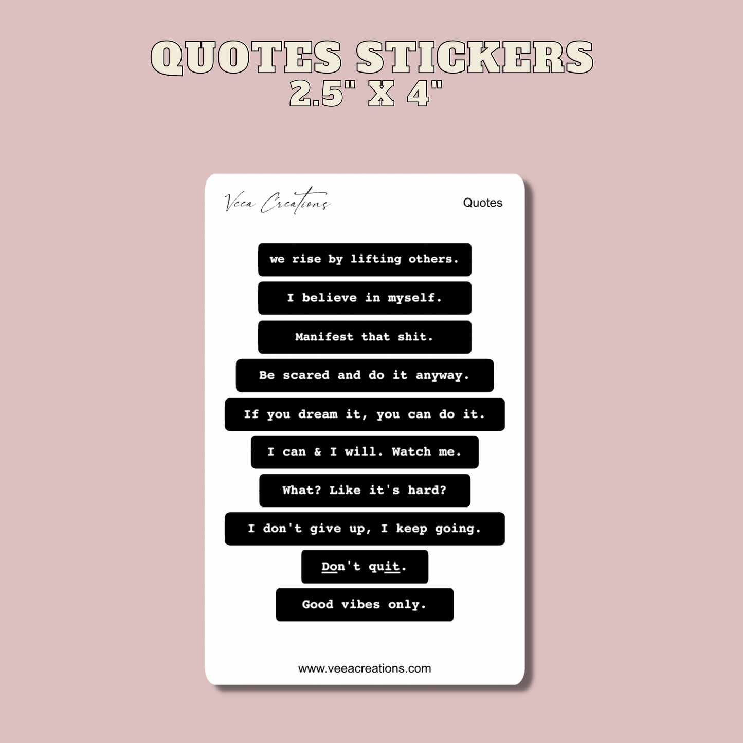 Quotes Stickers