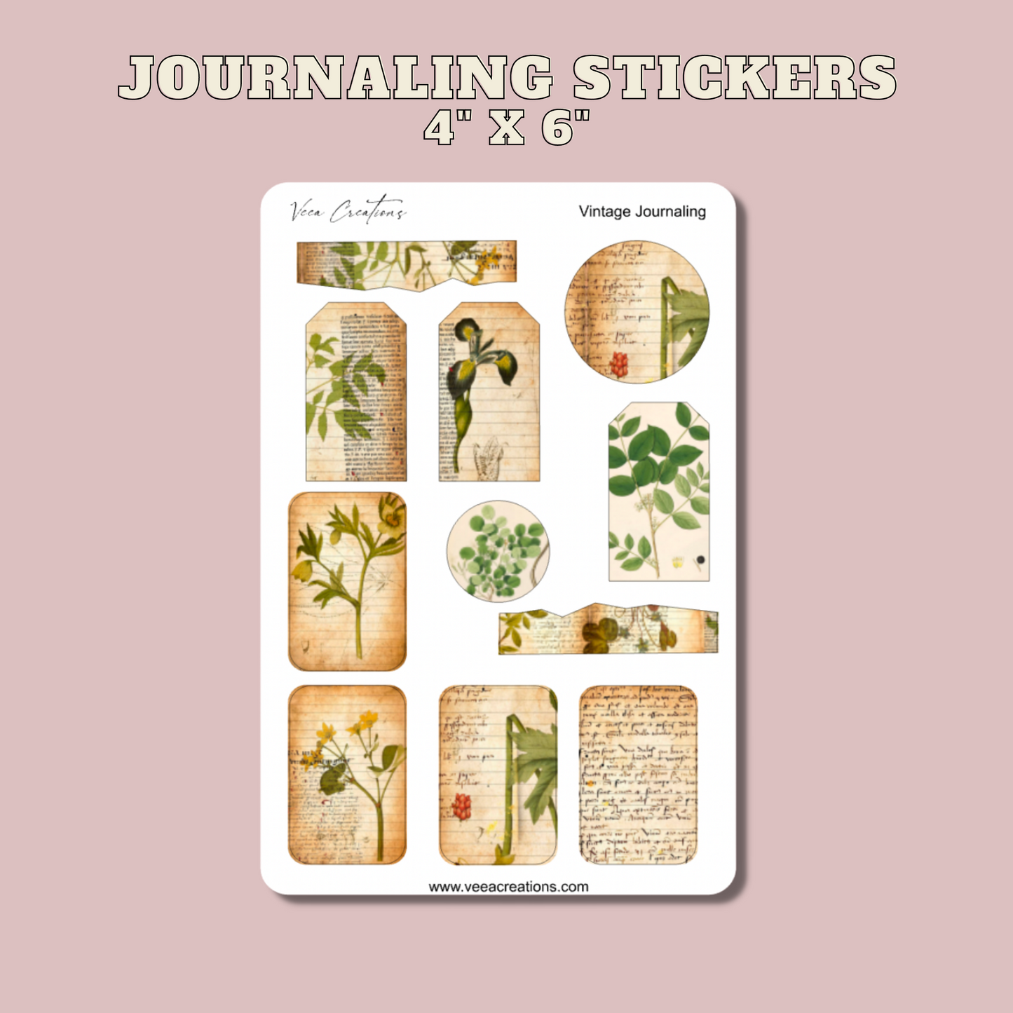 Deco Journaling Stickers
