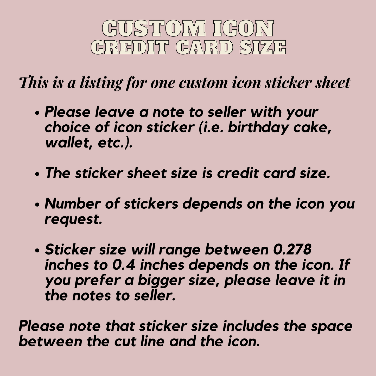 Custom Icon