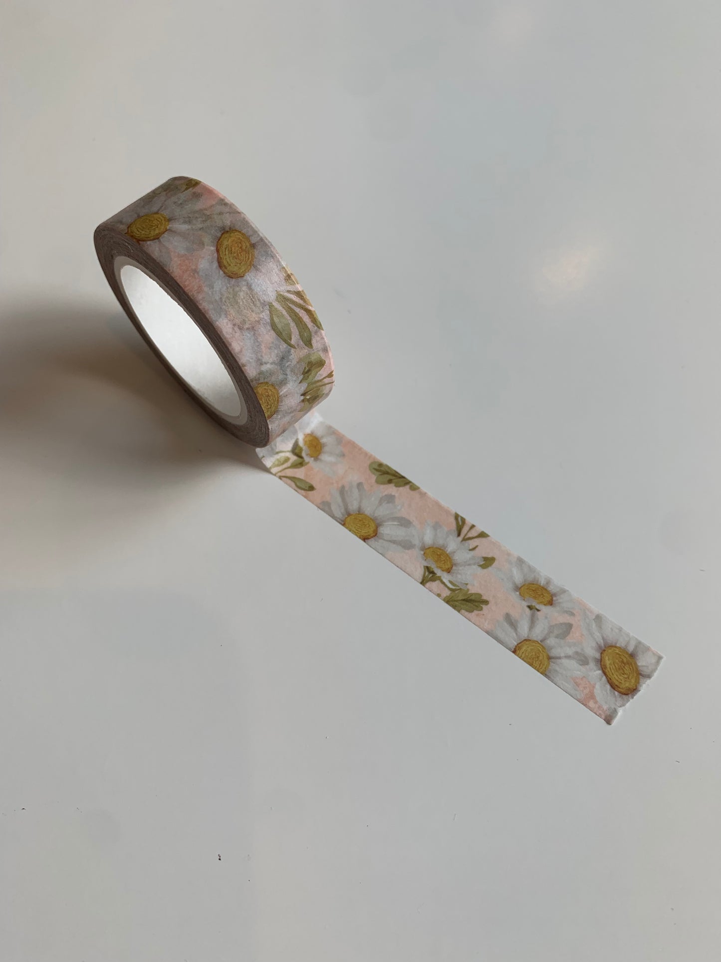 White Flowers Washi Tape