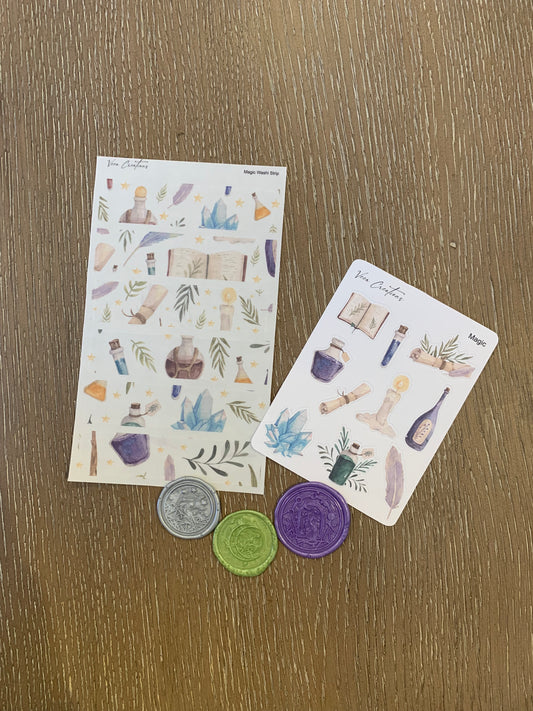 The Magic Collection Stickers/Wax Seals