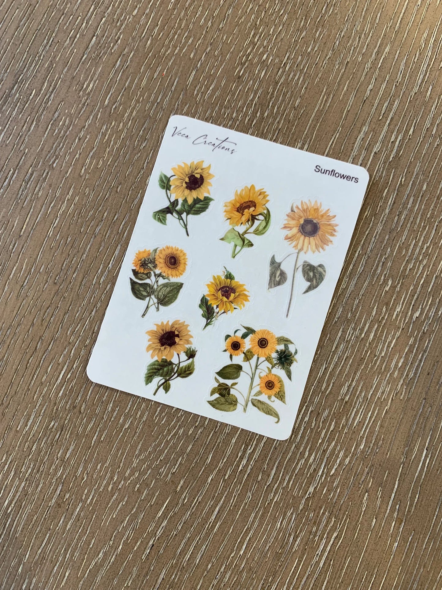 The Sunflower Collection Stickers