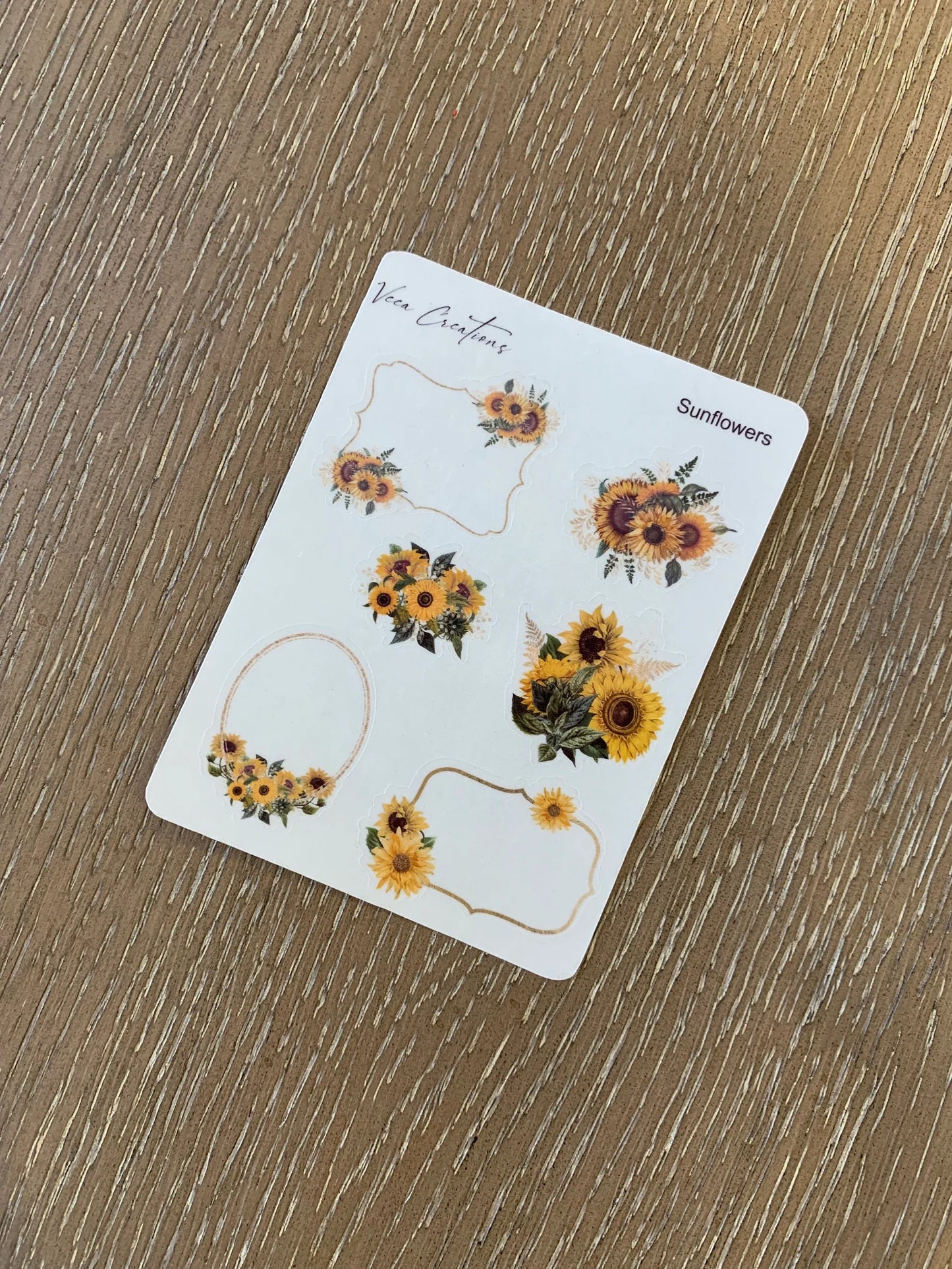 The Sunflower Collection Stickers
